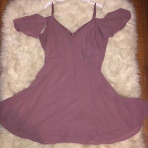 cold shoulder dress